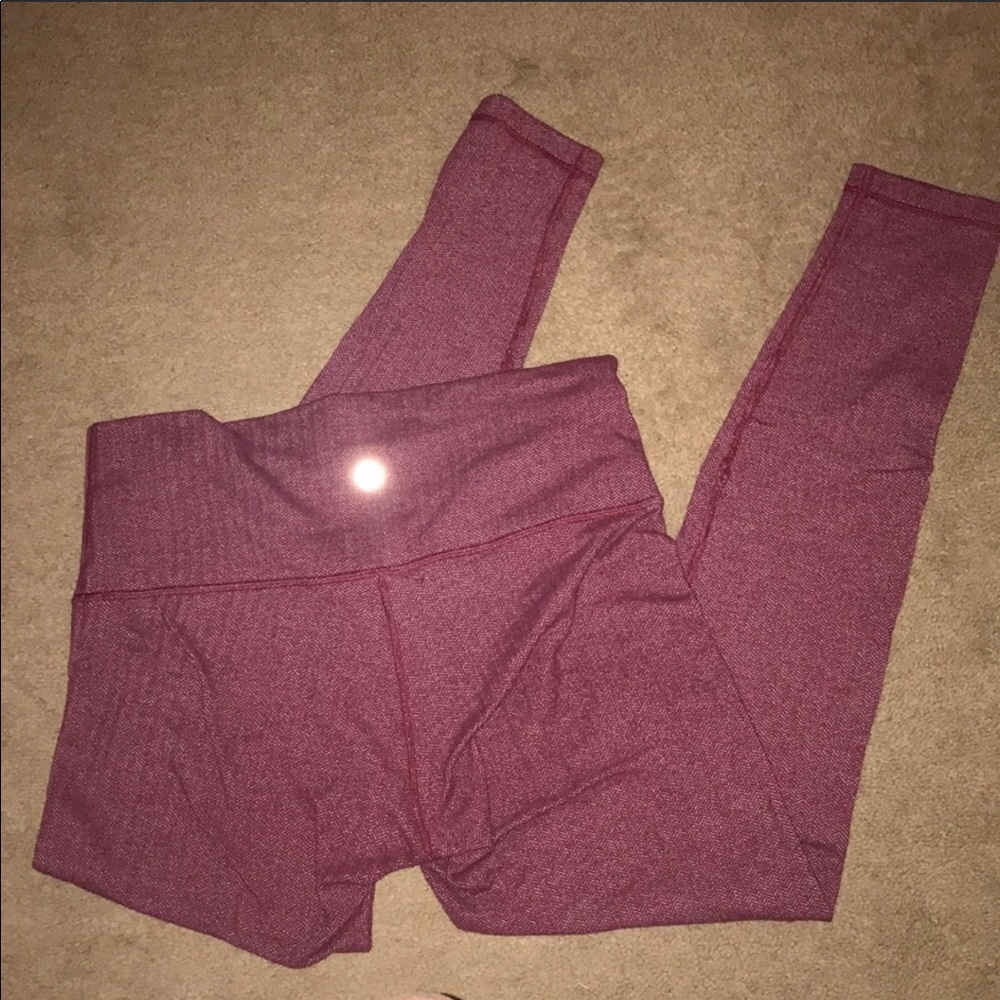 Soft high waisted heather lululemom leggings